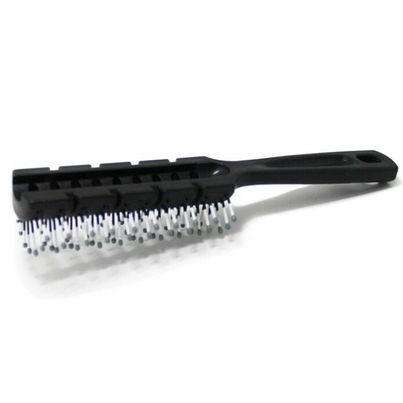 Fashion Men Hair Brush Ceramic Iron Round Comb Barber Dressing Salon Styling  TO