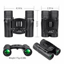 8X21 Compact Zoom Binoculars Long Range 3000m Folding Hd Powerful Mini Tele H4C7