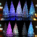 Christmas Tree Ice Crystal Colorful Changing LED Desk Decor