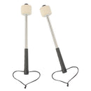 2X Bass Drum Mallet Percussion Concert Wool Felt Head Percussion Accessory