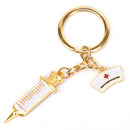 1pc Key Chain Needle Syringe Stethoscope Thermometer Cute Key Chain Jewelry G Gw