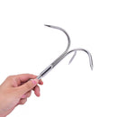 3-Claw Stainless Steel Outdoor Grappling Hook Climbing Claw 15x13.5x7cmk ME