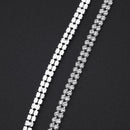1yard 2row Diamond Rhinestone Wedding Chain DIY Necklace Bouquet