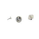 50 Sets Badge Hat Pin Backs Metal Tacks Butterfly Clutch Back Pins Lapel Scatter