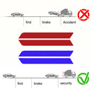 Reflective Warning Strip Tape Car Bumper Reflector Stickers 25mm*216mm 1 Pair
