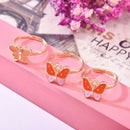 20 pc Alloy Cartoon Rings Adjustable Colorful Lovely Party Favors Toys for Kids
