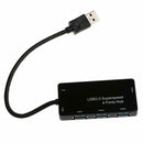 LED Indicate 5Gbps High Speed 4 Ports USB 3.0 HUB Splitter Adapter For PC Laptop