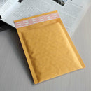 10X 140*160+40mm Kraft Bubble Bag Padded Envelopes Mailers  Yellow 3C