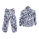 Breathable Leafy Camo Hooded Stretchy Ghillie Suits Clothes Jacket Pants