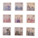 46pcs national stamps paper decor diy diary scrapbooking label stickME