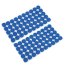 100 x Blue Furniture Protection Pads Leg Table Chair Sofa Feet Floor Protector