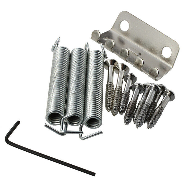Chrome Tremolo Bridge Guitar Six Strings Single Roll