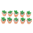 Mini Artificial Cactus Plant Garden DIY Micro Landscaping Ornaments Green
