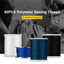 60 Pcs Set Reel Thread Hand Stitching Polyester Strong Sewing Threads Line
