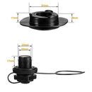 4 Piece Boston Valve Replacement Universal Air Valve for Inflatable Raft Po