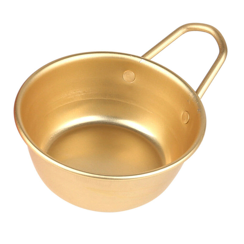 Korean   Rice Wine Makgeolli Aluminum Liquor Bowl with Handle