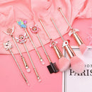 8pcs Cartoon Makeup Brushes Kit Blush Eyeshadow Face Cosmetic Pens (1) A