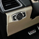 Fit For FORD FOCUS 12- Chrom Fog Head Light Lamp Switch Button Cover Trim Bezel