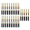 25 Pieces Agate Black 3.5mm Plug Connector