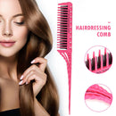 Anti-static Hairdressing Comb Hair Trimmer Comb for Hair Styling (Rose)