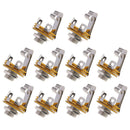 10 Piece 6.35mm 1/4 Inch Mono Audio Socket Jack Female