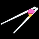 1 Pair Children Kids Beginner Chopsticks Training Helper Learning Easy Use  U7Q2
