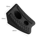 2pcs/set Anti-slip Block Rubber Car Tyre Stopper Control Wheel Alignment Bloc BX