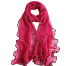 Beach Towel Thin Shawl Sunscreen Shawl Soft Scarf Wrap Shawl Stole Vogue Fo R1D6