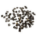 100 x 6 mm DIY Pyramids Rivets Gothic Bronze for Belted Coat J5S8