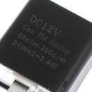 2Pin 12V Motorcycle Blinker Adjustable LED Flasher Relay Turn Signal Indic D Kw