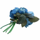 1 Bouquet 6 Heads Artificial Peony Flower Bridal Home Wedding Garden Decor,