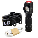 Outdoor Camping Usb Charging Right Angle Flashlight Work Headlights Riding