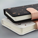 Cute Monthly Daily Planner Lined Study Notebook Journal Travel-Black