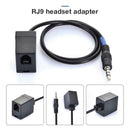 3.5MM TRRS Revolution RJ9 to 3.5MM Female To Male Adapter Extension Phone Cable