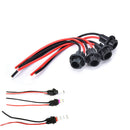 4x T10 W5W 158 501 Car Socket Extension LED Wedge Light Base Connector T NTBX