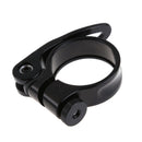 34.9mm MTB Bike Cycling Saddle Seat Post Clamp Quick Release QR Style Black A