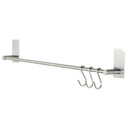 Single Rod Towel Rack Stainless Steel Bathroom Towel Holder Punch Free Bath
