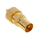10pcs RF Male Connector Cable TV Aerial Plug