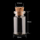10pcs 7ml Clear Cork Bottle Vials For Wedding Holiday Decoration Christmas Gifts