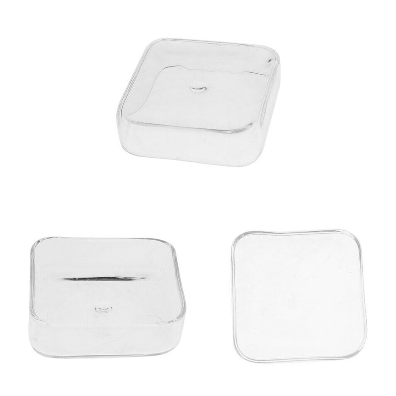 3x Aquarium Shrimp Feeding Dish Bowl Aquarium Tray Water Food Smaller Reptile