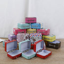 Vitnage Box Decorative Tin Jewelry Container Storage Small Mini Metal JarsBX