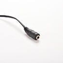 3.5mm Female to 2 Male Jack Plug Audio Stereo Headset Mic Splitter Cables 1X TO