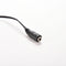 3.5mm Female to 2 Male Jack Plug Audio Stereo Headset Mic Splitter Cables 1X TO
