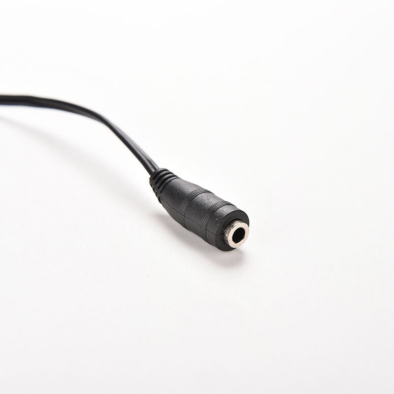 3.5mm Female to 2 Male Jack Plug Audio Stereo Headset Mic Splitter Cables 1X TO