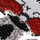 cat reversible sequined sew on patches for clothes diy sweater coat applique JR