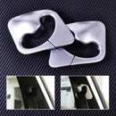 Pair Chrome Plated B Pillar Seat Safty Belt Cover Trim fit for BMW X5 F15 X6 F16