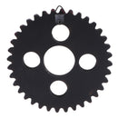 12cm Rustic Industrial Wooden Wall Hanging Gear for Home Restaurant Decor