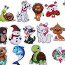 30Pcs Cartoon animal stickers DIY scrapbook suitcase laptop guitar bike stickP3C