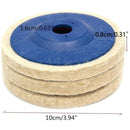 100mm wool polishing wheel buffing pads angle grinder wheel-felt polishing discF