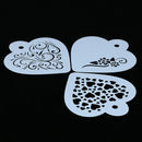 3pcs Cake Stencils Set Cake Cookie Stencil Fondant Cake Mould Decoration
